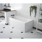 Maax - Mackenzie Corner 6030 AFR AcrylX Corner Left-Hand Drain Bathtub in White - White