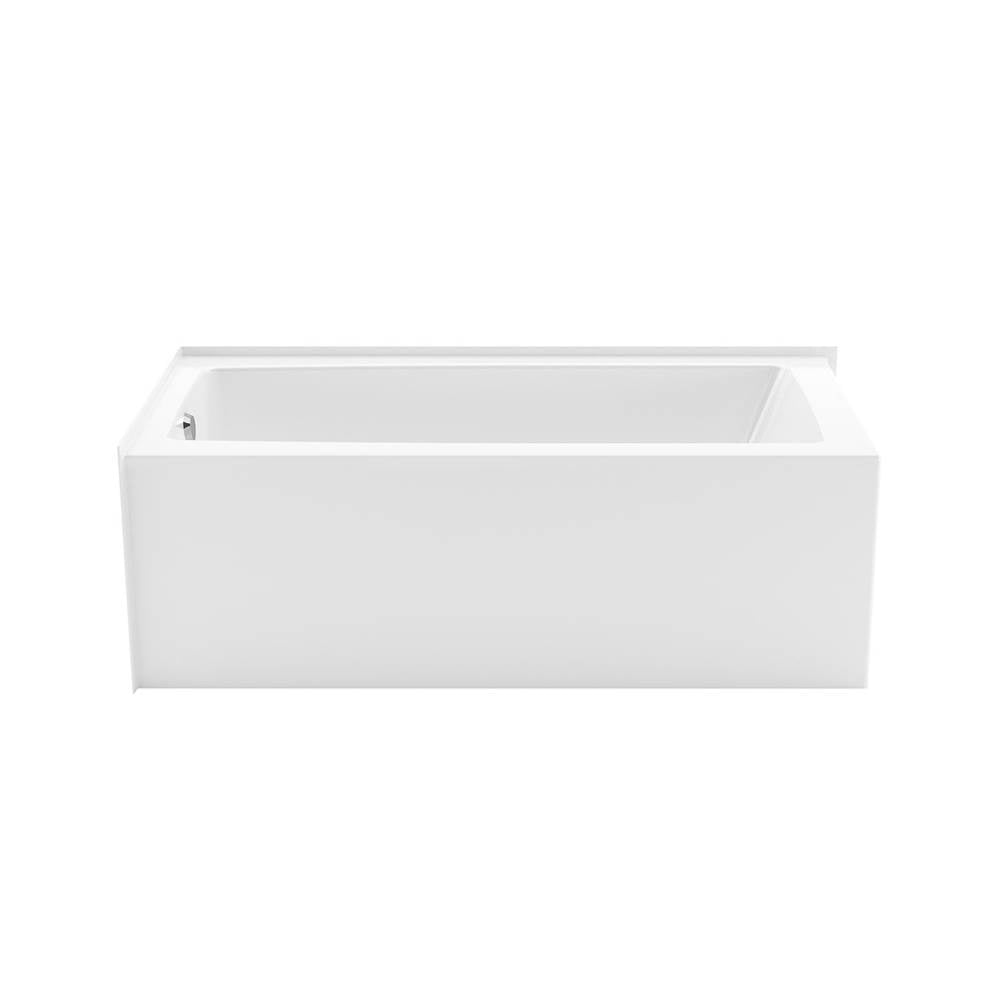 Mackenzie Corner 6032 AcrylX Corner Left-Hand Drain Bathtub in White
