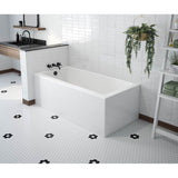 Maax - Mackenzie Corner 6032 AcrylX Corner Left-Hand Drain Bathtub in White - White