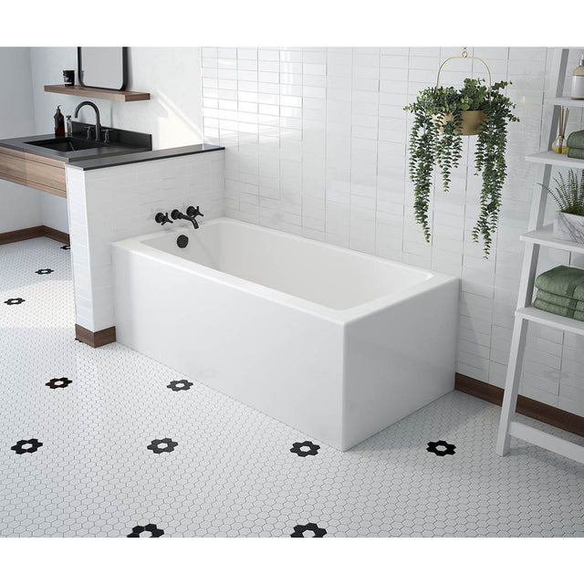 Maax - Mackenzie Corner 6032 AFR AcrylX Corner Right-Hand Drain Bathtub in White - White