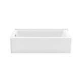 Mackenzie Corner Access 6030 AcrylX Corner Left-Hand Drain Bathtub in White