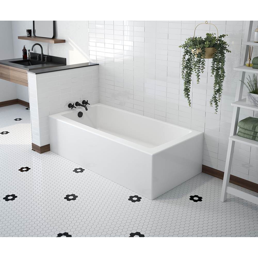 Maax - Mackenzie Corner Access 6030 AFR AcrylX Corner Right-Hand Drain Bathtub in White - White