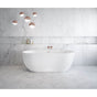 Maax - Tosca 6732 Acrylic Freestanding Center Drain Bathtub in White with White Skirt - White