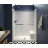 Maax - 16034STTS 60 x 35 AcrylX Alcove Center Drain One-Piece Shower in White - White