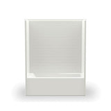 6030STT 60 x 31 AcrylX Alcove Left-Hand Drain One-Piece Tub Shower in White