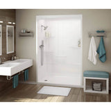 Maax - ALLIA SHR-6034 Acrylic Alcove Center Drain One-Piece Shower in White - White