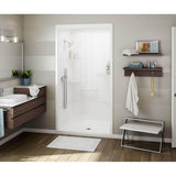 Maax - ALLIA SHR-4834 Acrylic Alcove Center Drain One-Piece Shower in White - White