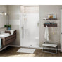 Maax - ALLIA SH-4834 Acrylic Alcove Center Drain Two-Piece Shower in White - White
