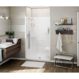 Maax - ALLIA SH-4834 Acrylic Alcove Center Drain Two-Piece Shower in White - White