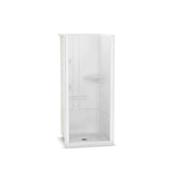 ALLIA SH-3636 Acrylic Alcove Center Drain One-Piece Shower in White