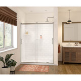 Versaline 60 in. Alcove Wall Kit - Subway in White