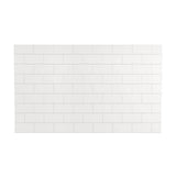 Versaline 60 in. Alcove Wall Kit - Subway in White