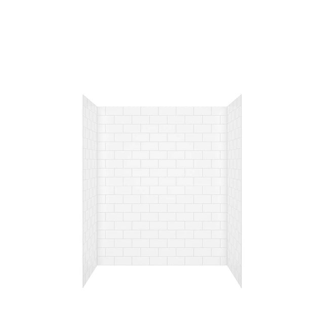 Maax - Versaline 60 in. Alcove Wall Kit - Subway in White - White