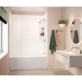 Versaline 60 in. Alcove Wall Kit - Vertical in White