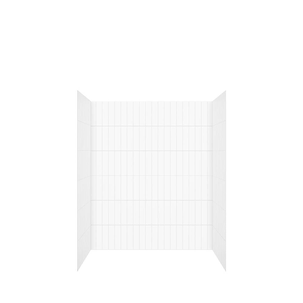 Maax - Versaline 60 in. Alcove Wall Kit - Vertical in White - White