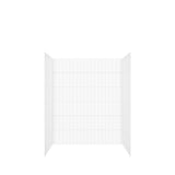 Maax - Versaline 60 in. Alcove Wall Kit - Vertical in White - White