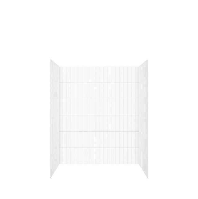 Maax - Versaline 60 in. Alcove Wall Kit - Vertical in White - White