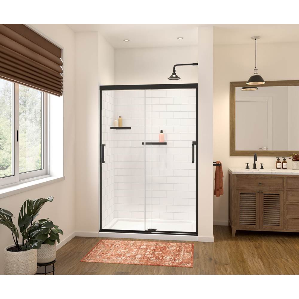 Versaline 48 in. Alcove Wall Kit - Subway in White