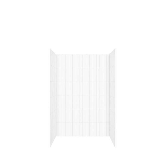 Maax - Versaline 48 in. Alcove Wall Kit - Vertical in White - White