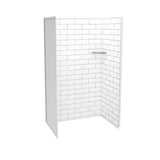 Maax - Utile 4832 Composite Direct-to-Stud Three-Piece Alcove Shower Wall Kit in Metro Tux - Tux
