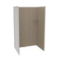 Maax - Utile 4832 Composite Direct-to-Stud Three-Piece Alcove Shower Wall Kit in Erosion Taupe - Taupe