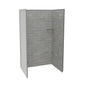 Maax - Utile 4832 Composite Direct-to-Stud Three-Piece Alcove Shower Wall Kit in Organik Clay - Clay