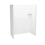 Maax - Utile 6036 Composite Direct-to-Stud Three-Piece Alcove Shower Wall Kit in Metro Tux - Tux