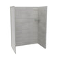 Maax - Utile 6036 Composite Direct-to-Stud Three-Piece Alcove Shower Wall Kit in Factory Rough Vapor - Vapor