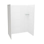 Maax - Utile 6036 Composite Direct-to-Stud Three-Piece Alcove Shower Wall Kit in Erosion Bora White - Bora white