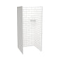 Maax - Utile 3636 Composite Direct-to-Stud Three-Piece Alcove Shower Wall Kit in Metro Tux - Tux