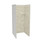 Maax - Utile 3636 Composite Direct-to-Stud Three-Piece Alcove Shower Wall Kit in Organik Loam - Loam