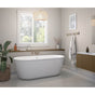 Maax - Golan 6429 AcrylX Freestanding Center Drain Bathtub in White with White Skirt - White