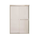 Kameleon 43-47 x 71 in. 6 mm Bypass Shower Door for Alcove Installation with Frosted glass in Chrome