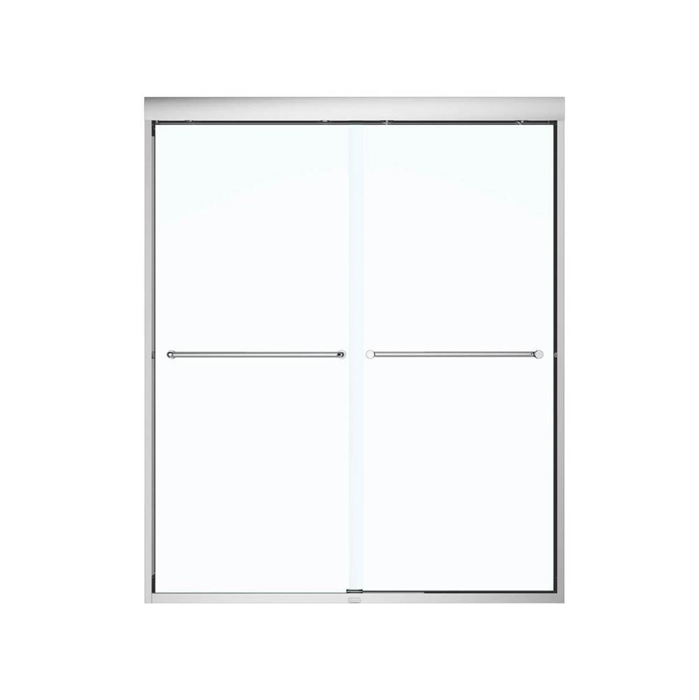 Kameleon 55-59 x 71 in. 6 mm Bypass Shower Door for Alcove Installation with Clear glass in Chrome