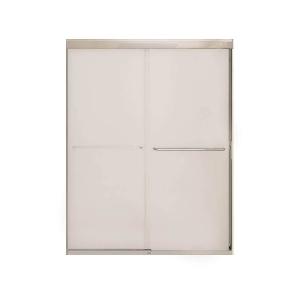 Kameleon 55-59 x 71 in. 6 mm Bypass Shower Door for Alcove Installation with Frosted glass in Chrome