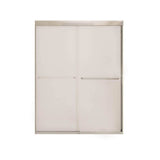 Kameleon 55-59 x 71 in. 6 mm Bypass Shower Door for Alcove Installation with Frosted glass in Chrome