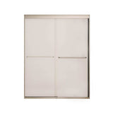 Kameleon 55-59 x 71 in. 6 mm Bypass Shower Door for Alcove Installation with Frosted glass in Brushed Nickel