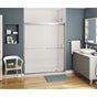 Maax - Kameleon 55-59 x 71 in. 8 mm Bypass Shower Door for Alcove Installation with Clear glass in Chrome