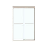 Kameleon SC 43-47 x 71 in. 6 mm Bypass Shower Door for Alcove Installation with Clear glass in Brushed Nickel
