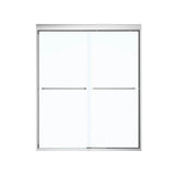 Kameleon SC 55-59 x 71 in. 6 mm Bypass Shower Door for Alcove Installation with Clear glass in Chrome