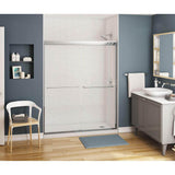 Maax - Kameleon SC 55-59 x 71 in. 8 mm Bypass Shower Door for Alcove Installation with Clear glass in Chrome