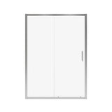 Connect Pro 55.5-57 x 76 in. 6mm Sliding Shower Door for Alcove Installation with Clear glass in Chrome