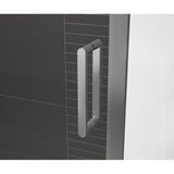 Connect Pro 57-58.5 x 76 in. 6mm Sliding Shower Door for Alcove Installation with Clear glass in Chrome