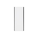 Connect Pro Return Panel for 32 in. Base with Clear glass in Matte Black