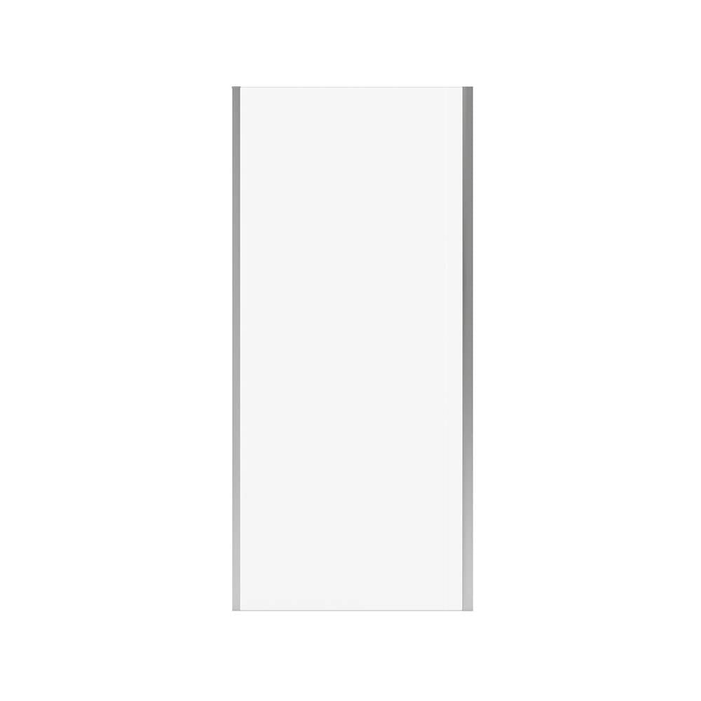 Connect Pro Return Panel for 36 in. Base with Clear glass in Chrome
