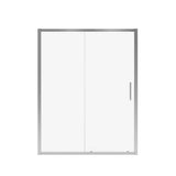Connect 55.5-57 x 72 in. 6mm Sliding Shower Door for Alcove Installation with Clear glass in Chrome