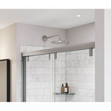 Uptown 44-47 x 76 in. 8 mm Bypass Shower Door for Alcove Installation with Clear glass in Chrome