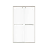 Uptown 44-47 x 76 in. 8 mm Bypass Shower Door for Alcove Installation with Clear glass in Brushed Nickel