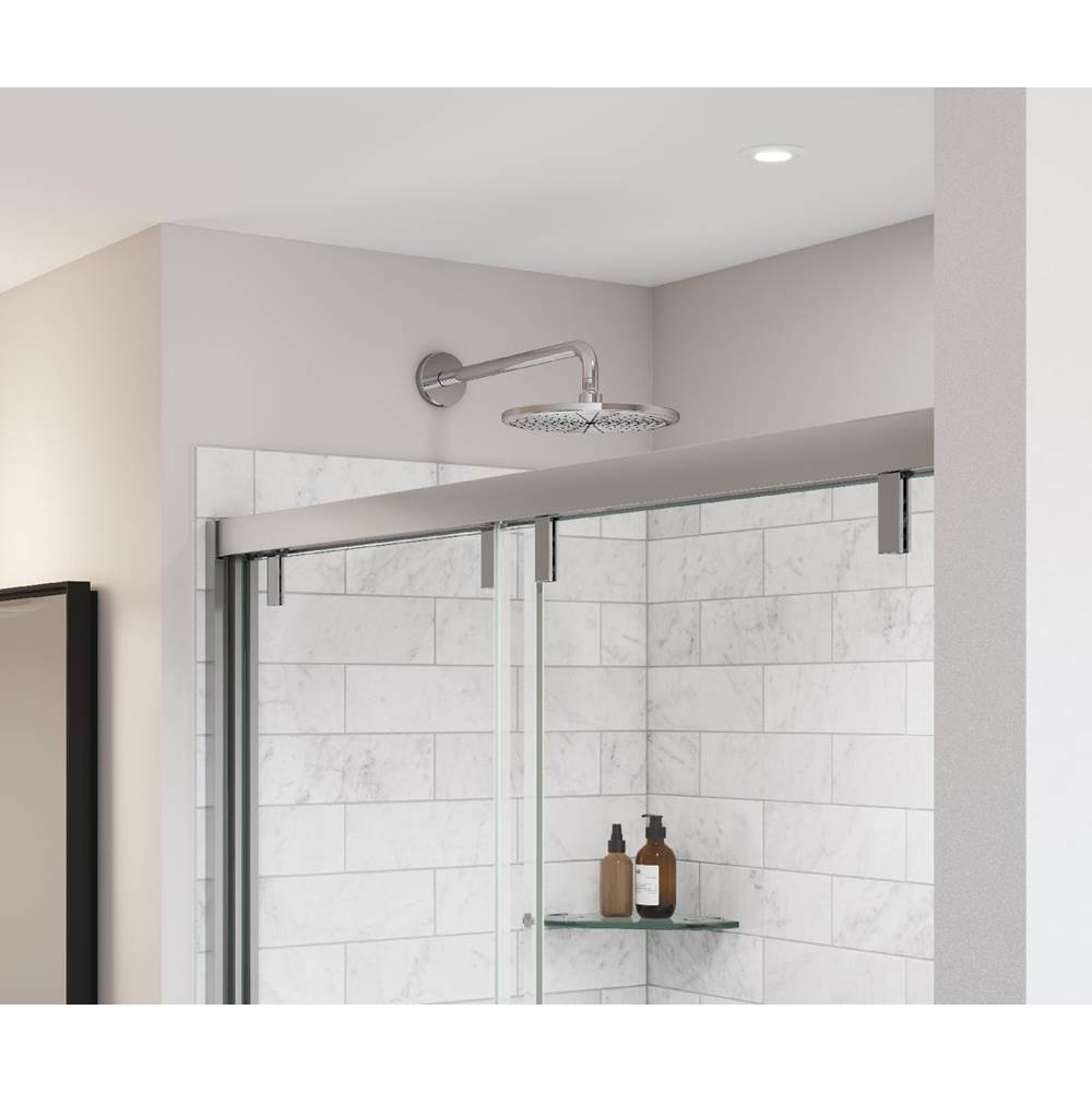 Uptown 56-59 x 76 in. 8 mm Bypass Shower Door for Alcove Installation with Clear glass in Chrome