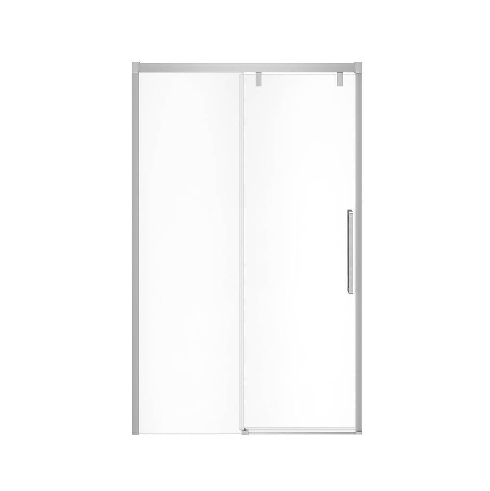 Uptown 44-47 x 76 in. 8 mm Sliding Shower Door for Alcove Installation with Clear glass in Chrome
